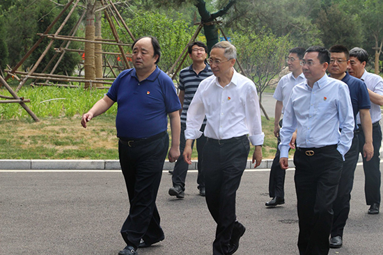北京市副市长杨斌调研优发娱乐·(国际)官方网站通州项目